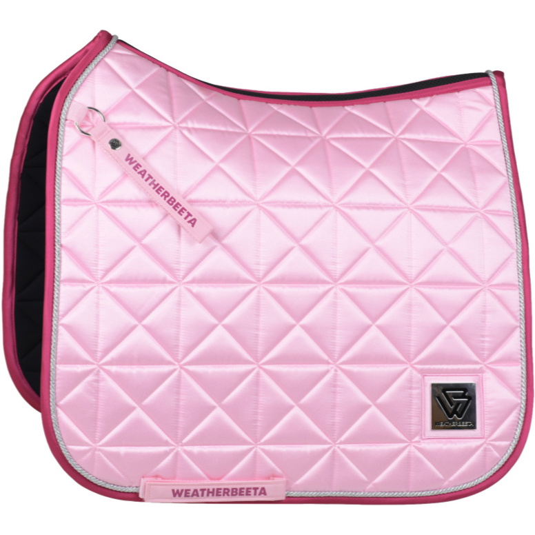 2026 WeatherBeeta Satin Luxe Air-Tec Robe D'équitation Tapis De Selle 1030348013 - Soft Pink